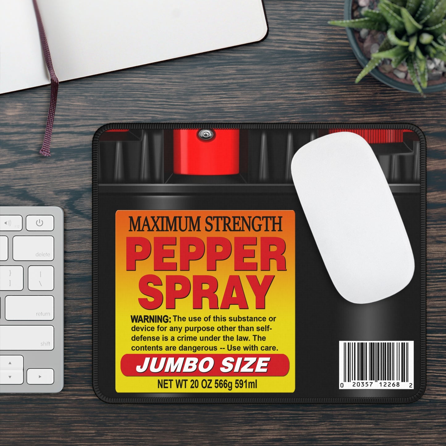 Jumbo Pepper Spray Mouse Pad