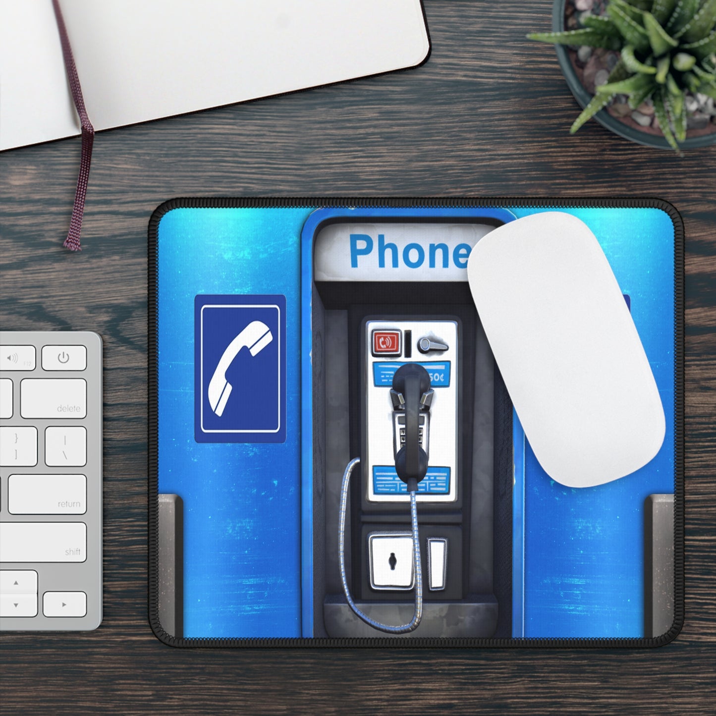 Retro Payphone Mouse Pad