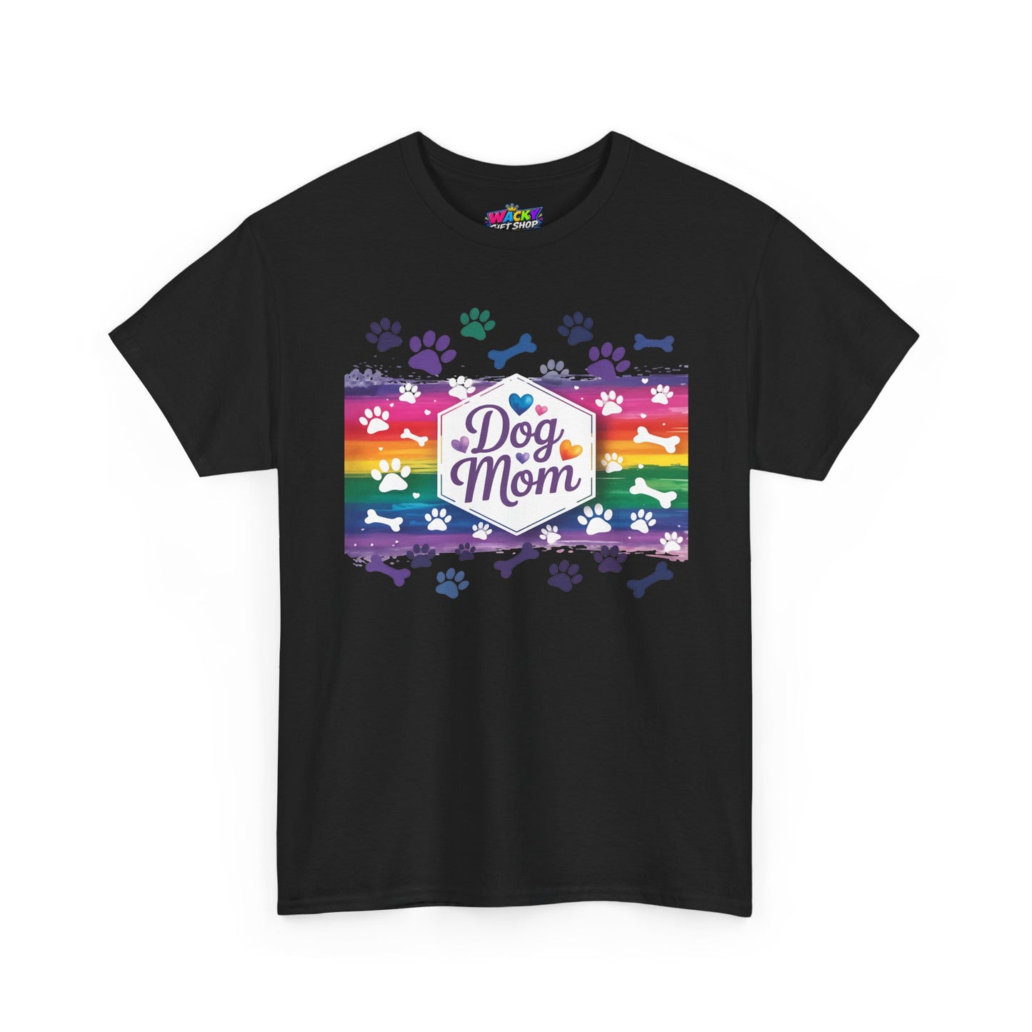 Dog Mom Rainbow T-Shirt