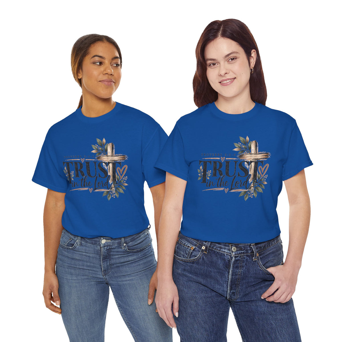 Trust in the Lord Proverbs 3:5-6 Christian T-Shirt