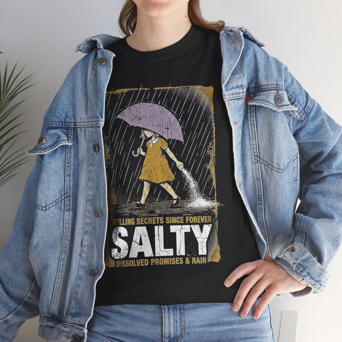 Salty Spilling Secrets Funny T-Shirt