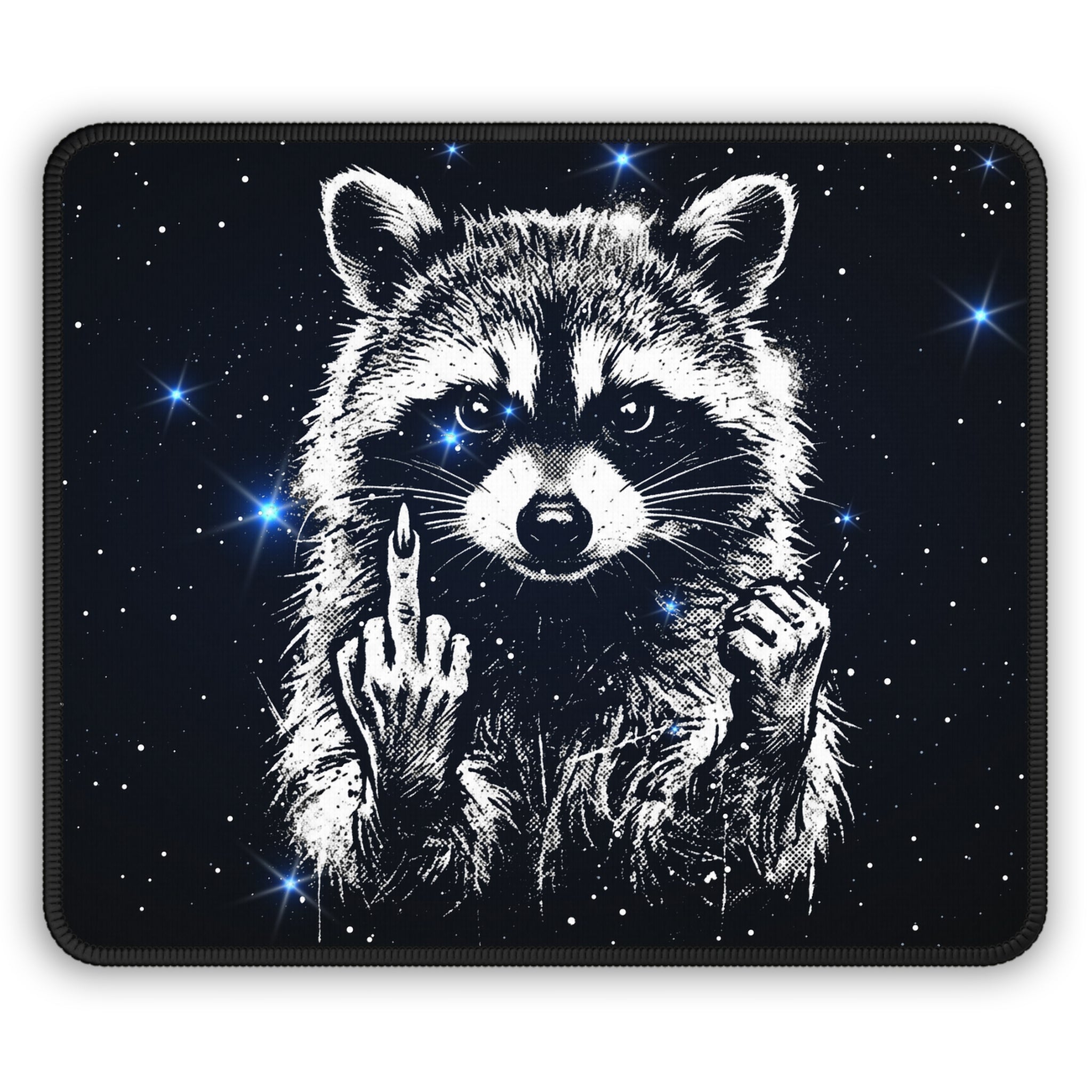 Zero Fluffs Given Raccoon Mouse Pad
