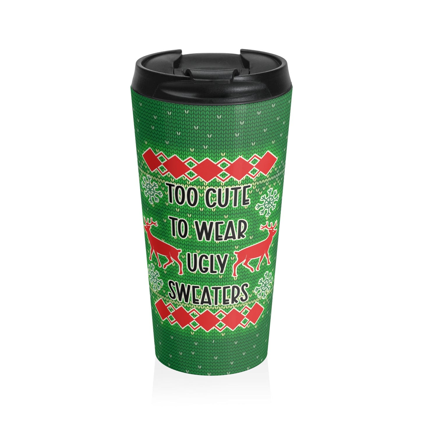 Too Cute Sweater Travel Mug