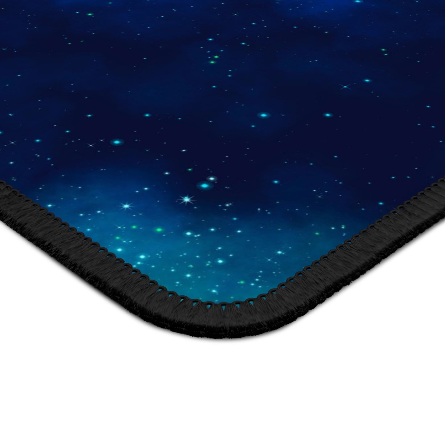 Teal Nebula Drift Mouse Pad