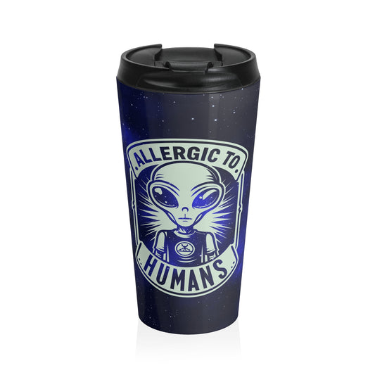Allergic to Humans Stainless Steel Travel Mug – 15oz