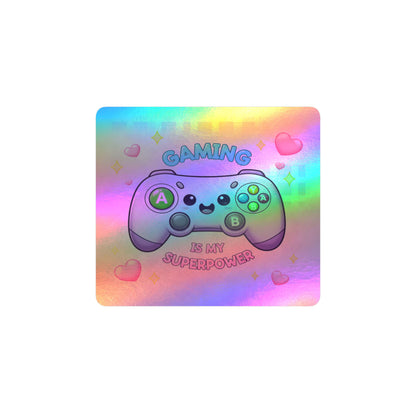 Gaming Is My Superpower Kiss-Cut Vinyl Sticker