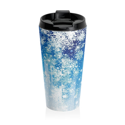 Frostfall Blue Travel Mug