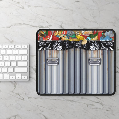 Overflowing Trash Can Mouse Pad