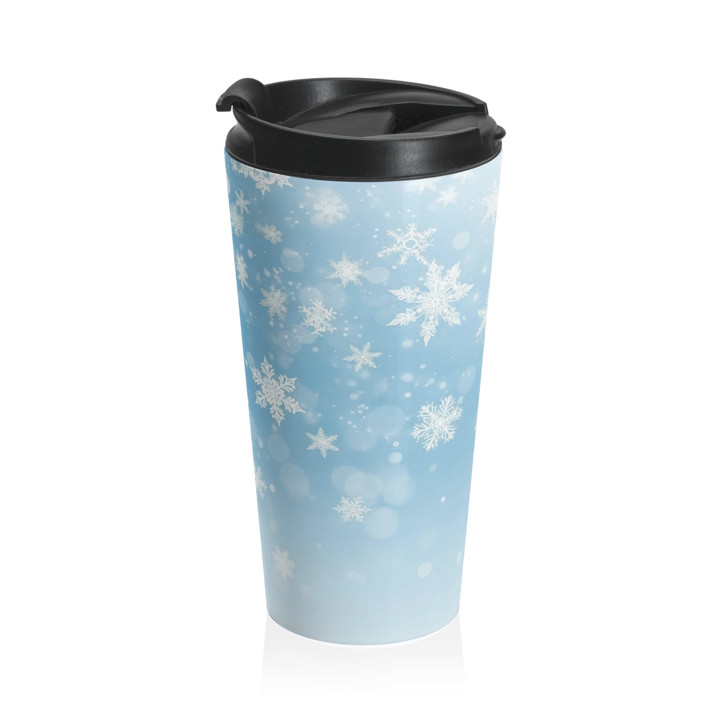 Falling Snowflakes Travel Mug
