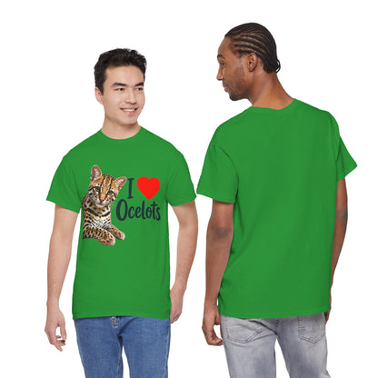 I Love Ocelots T-Shirt