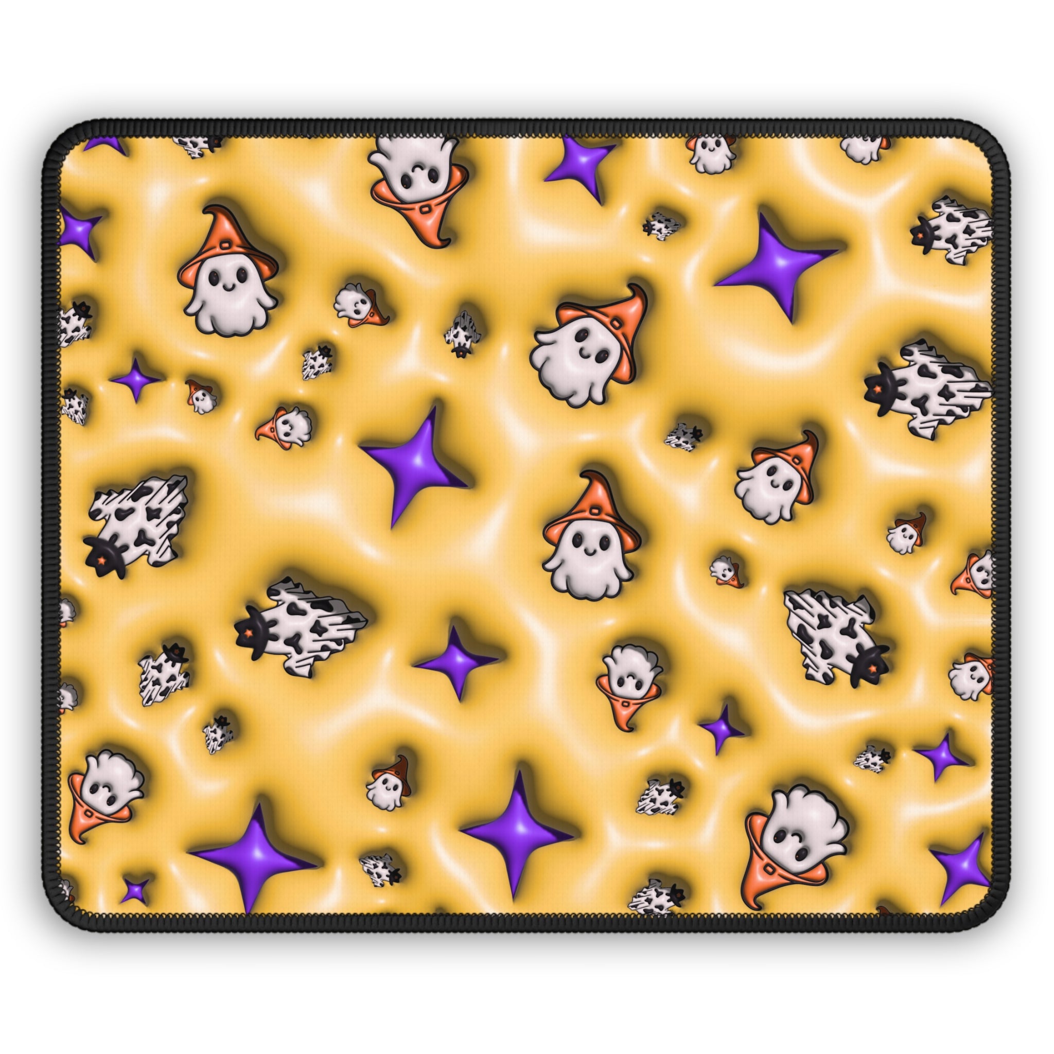 Cute Halloween Ghost Pattern Mouse Pad