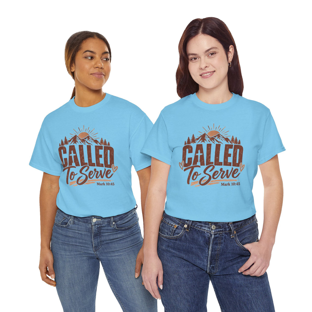 Called to Serve Mark 10:45 Christian T-Shirt