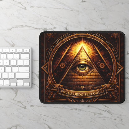 Illuminated Eye Pyramid Mouse Pad