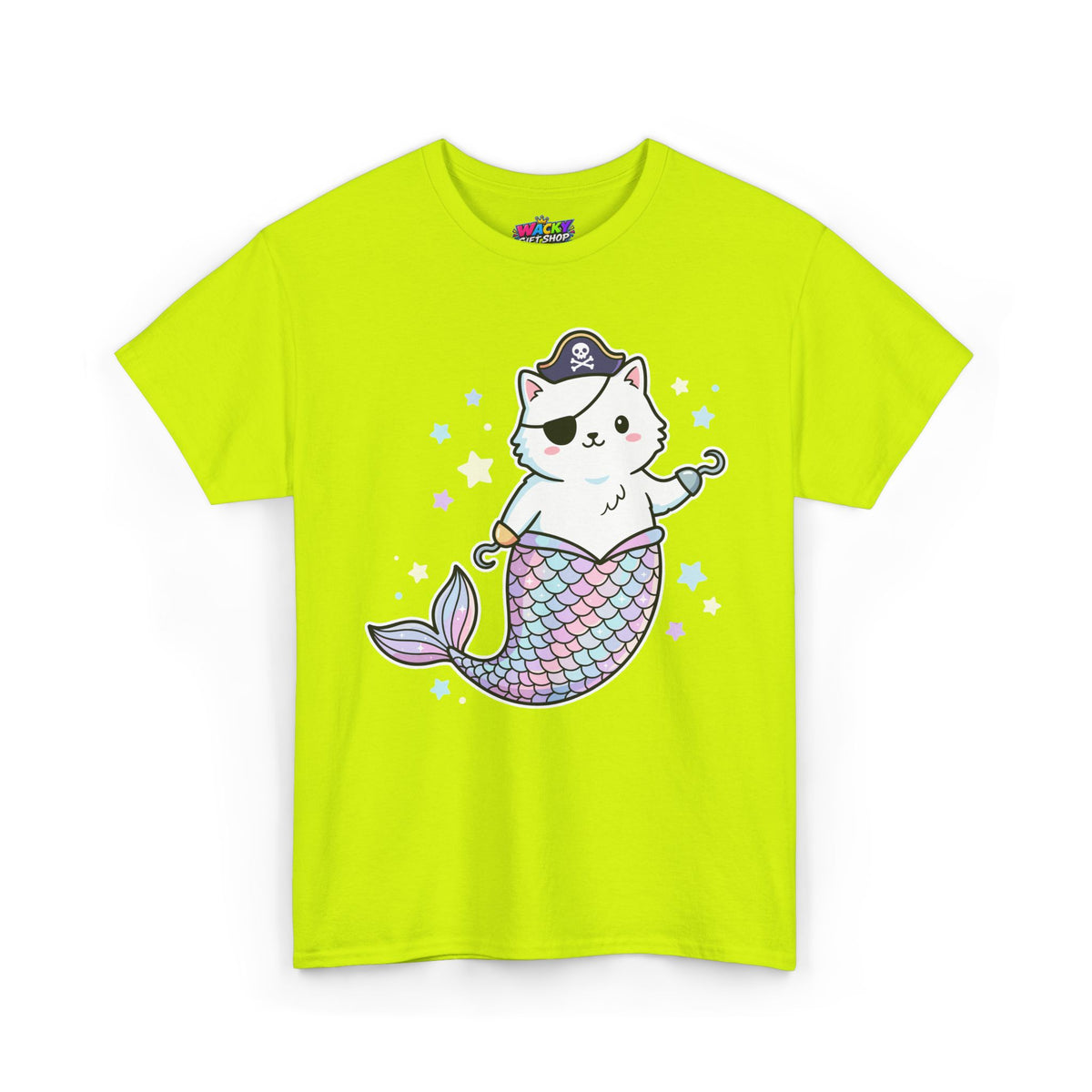 Pirate Mermaid Cat T-Shirt