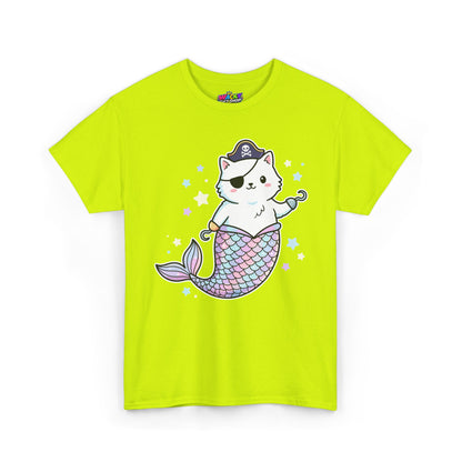 Pirate Mermaid Cat T-Shirt