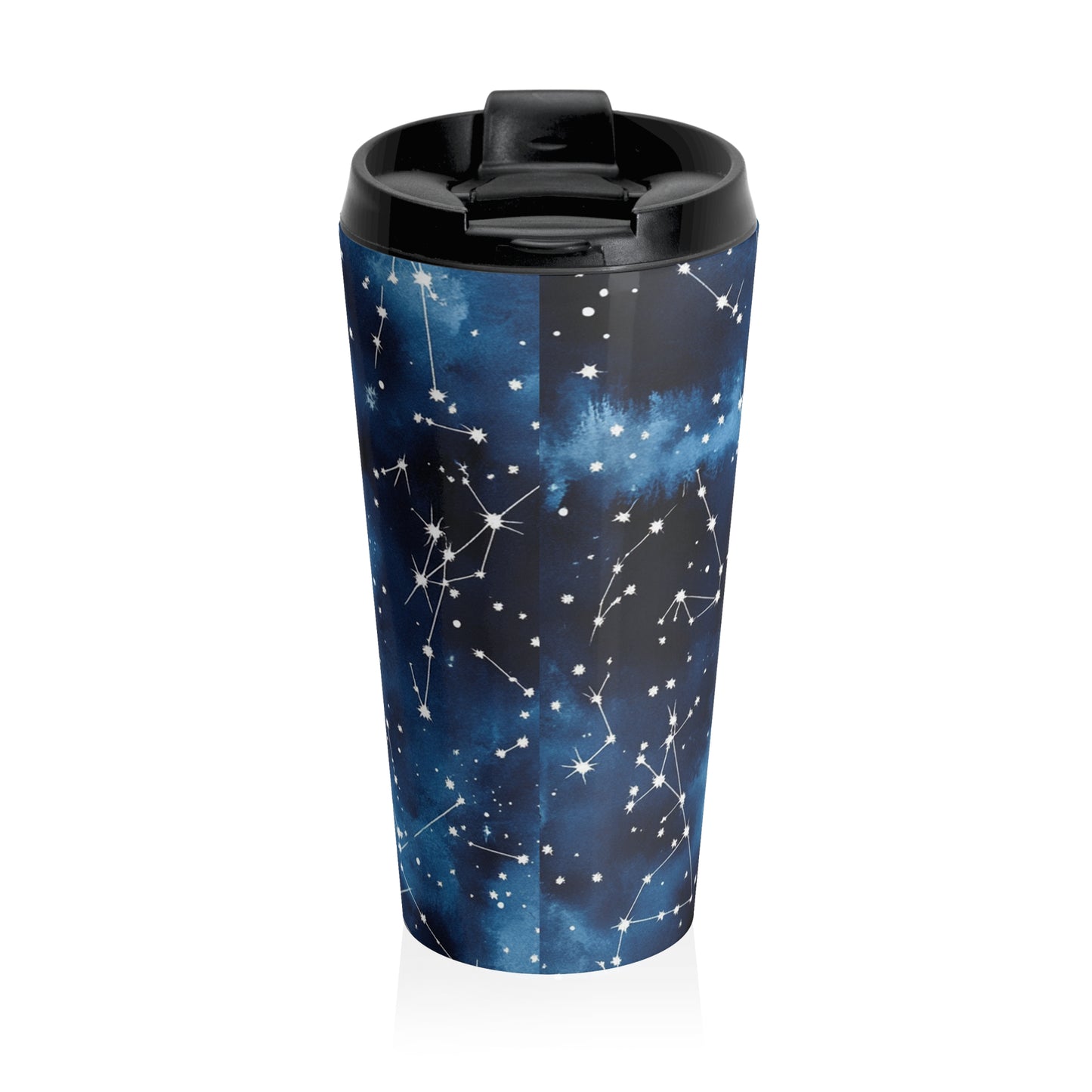 Arctic Sky Wolf Travel Mug