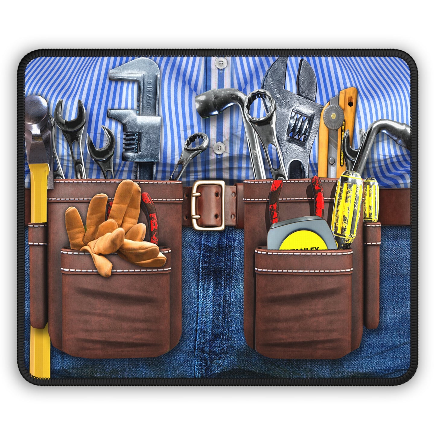 Handyman Tool Belt Mouse Pad