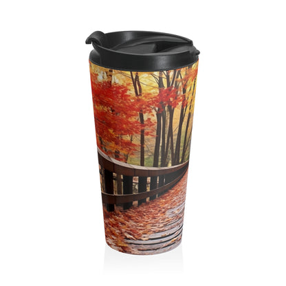 Autumn Pathway Travel Mug