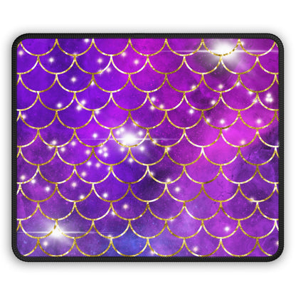 Cosmic Mermaid Scales Mouse Pad