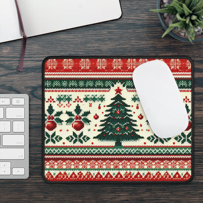 Ugly Christmas Sweater Tree Mouse Pad