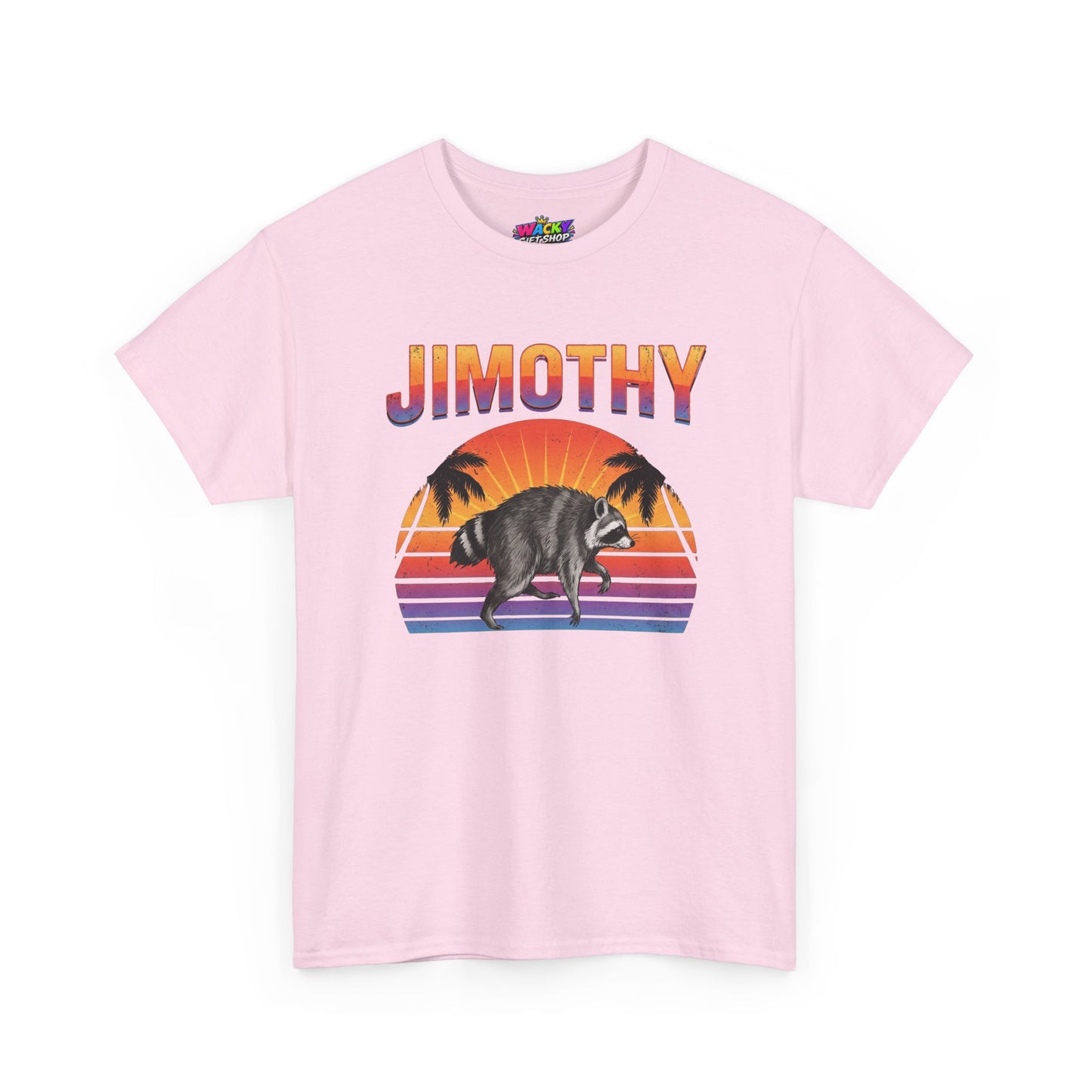 Jimothy Retro Sunset Raccoon T-Shirt