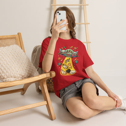 Alien Cat Abduction T-Shirt