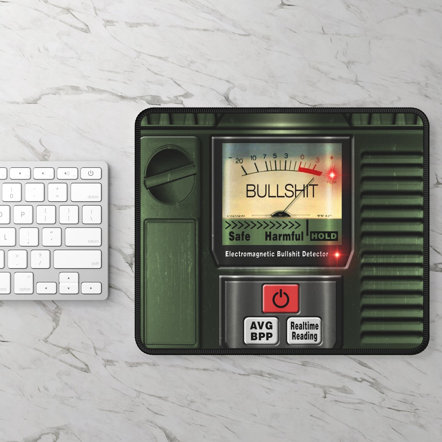 Bullshit Detector Mouse Pad