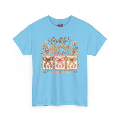 Grateful Thankful Blessed Christian T-Shirt
