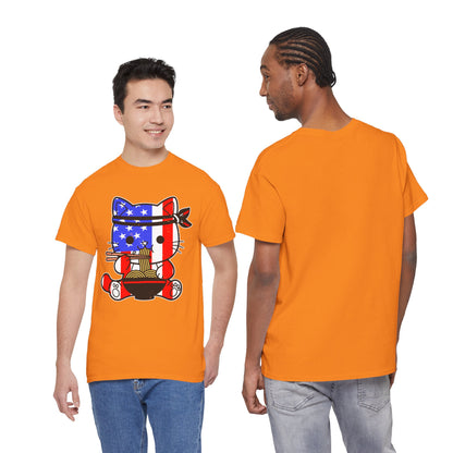 Patriotic Ramen Cat T-Shirt