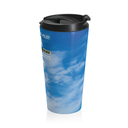 FAA Part 107 Certified Remote Pilot Stainless Steel Travel Mug