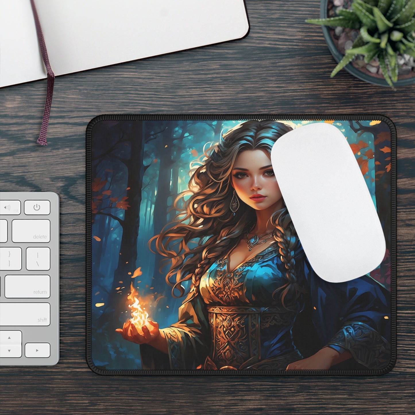 Emberwood Sorceress Mouse Pad