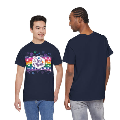 Rainbow Dog Mom T-Shirt