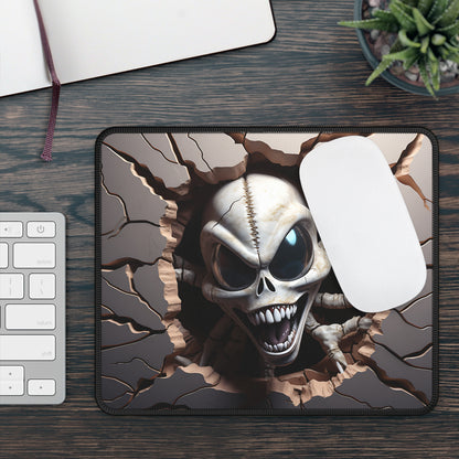 Cracked Skull Creature Mouse Pad