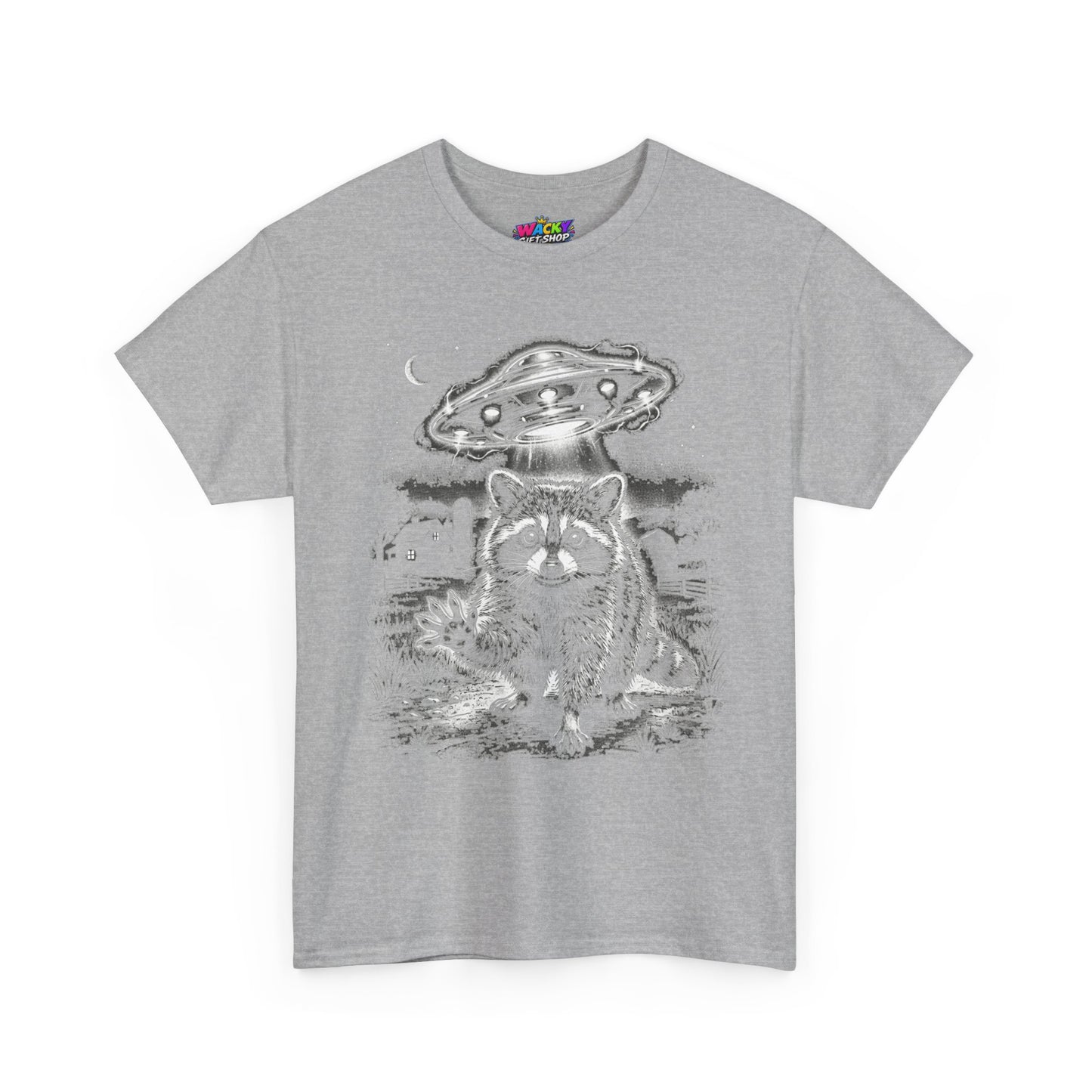 Take Me With You Raccoon UFO T-Shirt