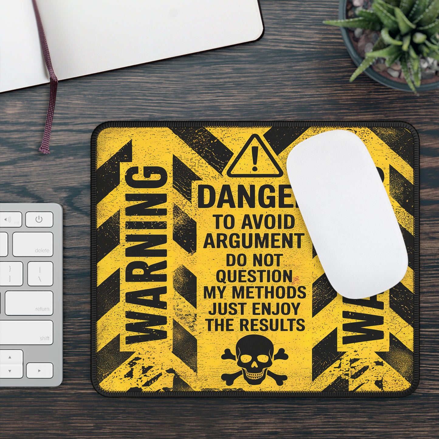 Danger to Avoid Argument Mouse Pad