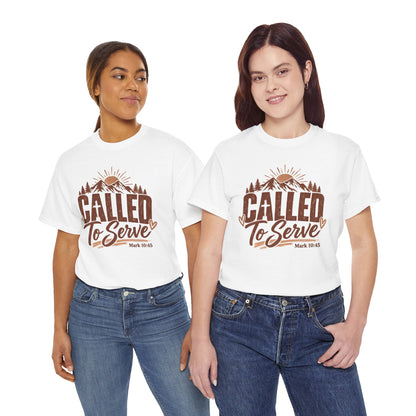 Called to Serve Mark 10:45 Christian T-Shirt