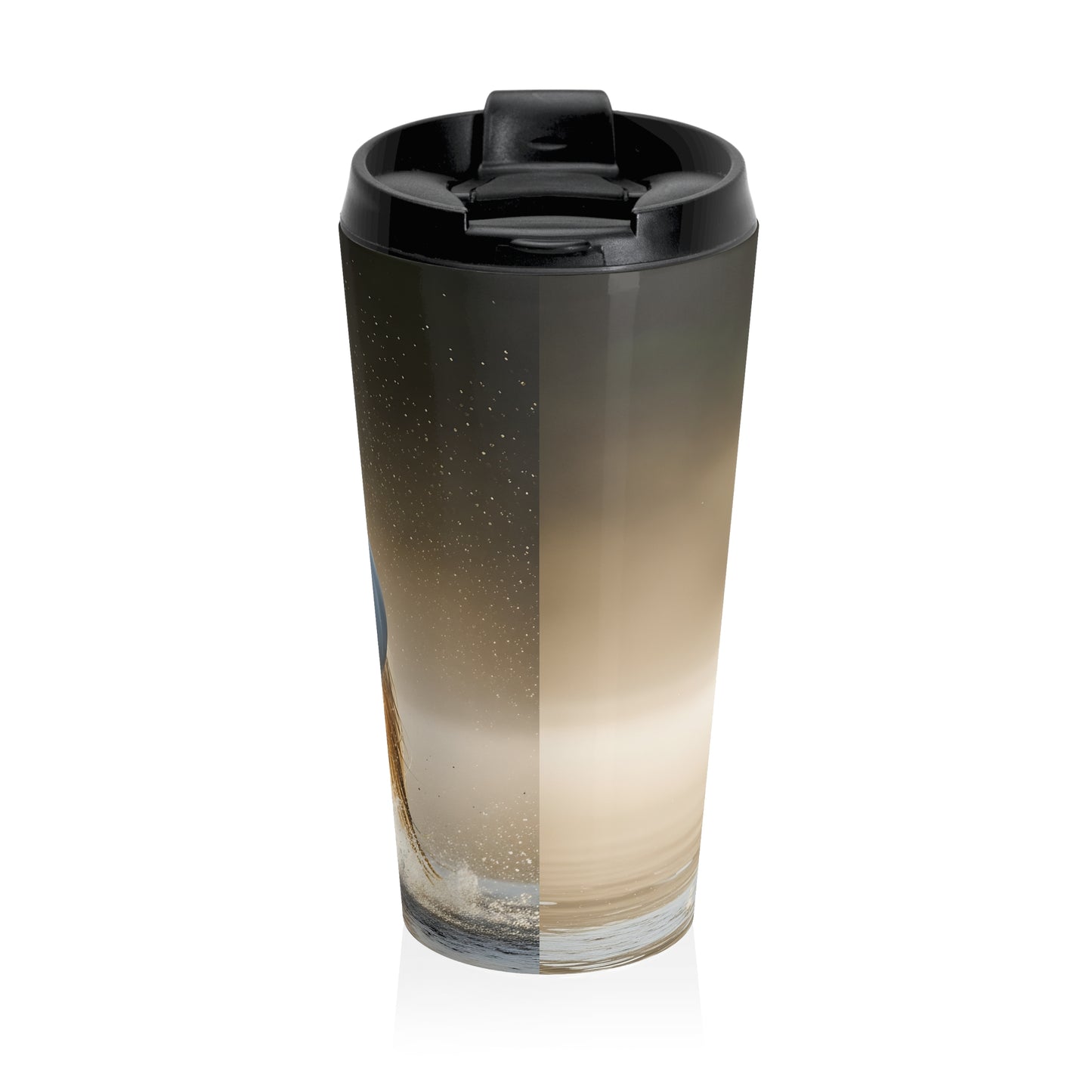 Wild White Stallion Travel Mug