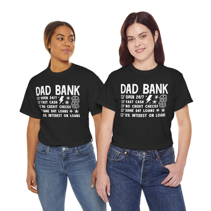 Dad Bank Funny Father T-Shirt