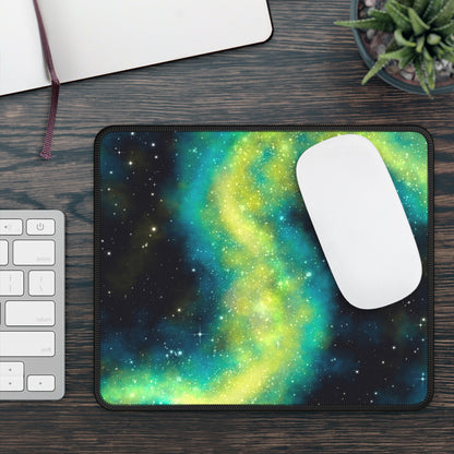 Cosmic Aurora Swirl Mouse Pad