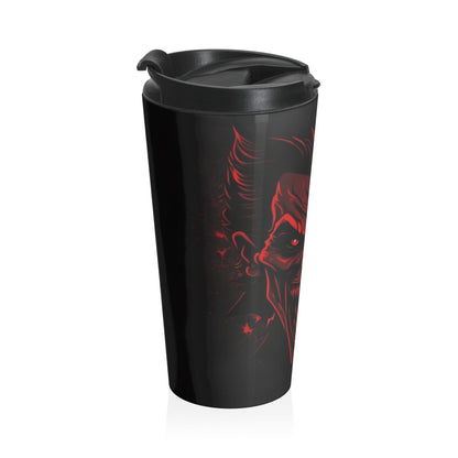 Infernal Grin Stainless Steel Travel Mug – 15oz