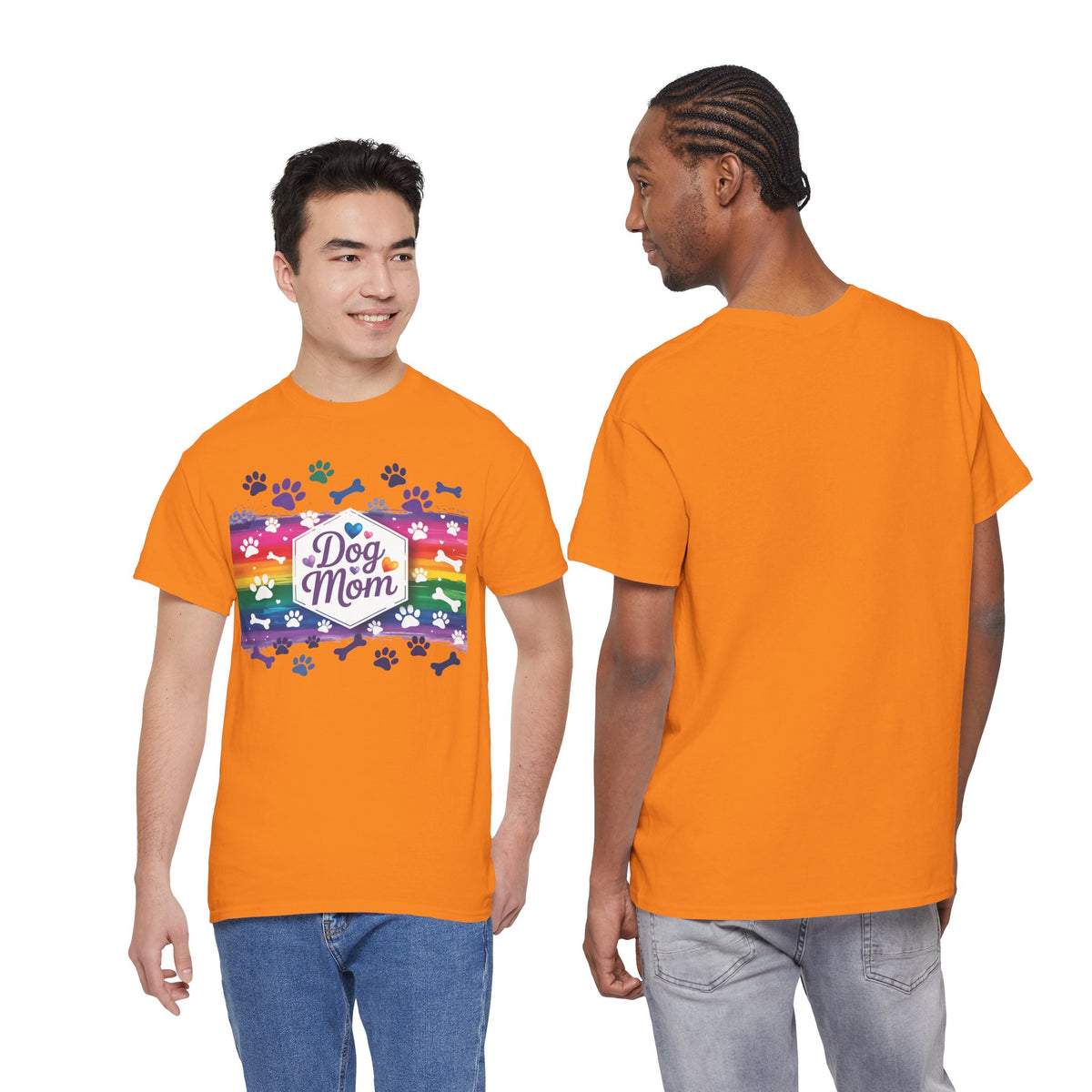 Rainbow Dog Mom T-Shirt