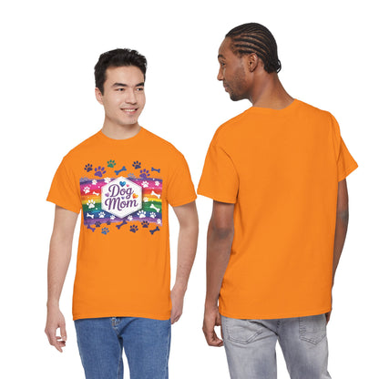 Rainbow Dog Mom T-Shirt