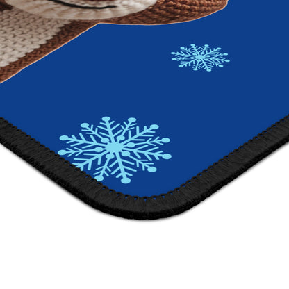 Crochet Reindeer Mouse Pad