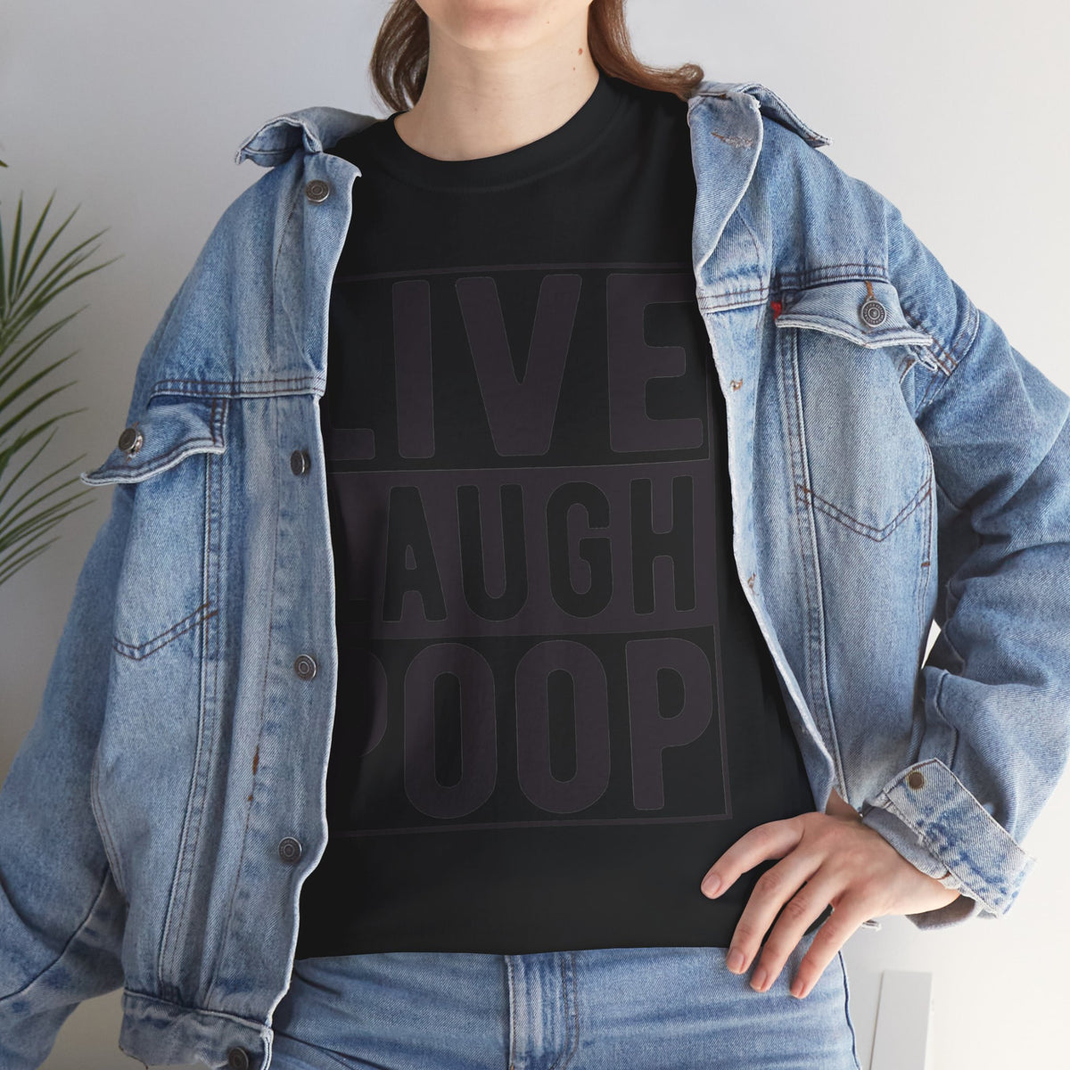 Live Laugh Poop Funny T-Shirt