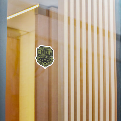 Area 51 Security Badge Kiss-Cut Vinyl Sticker