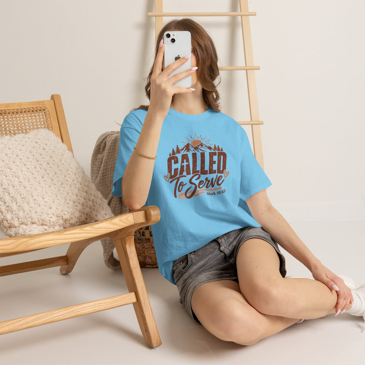 Called to Serve Mark 10:45 Christian T-Shirt