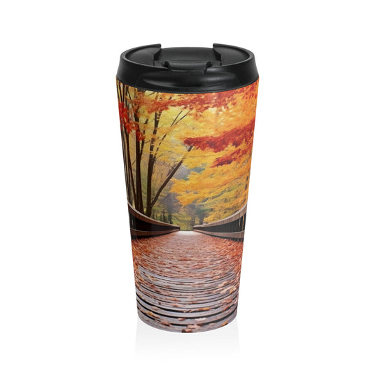 Autumn Pathway Travel Mug