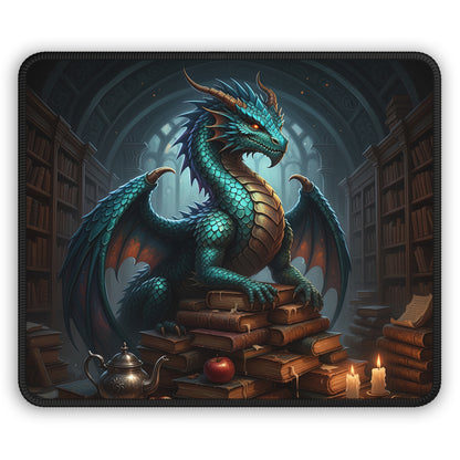 Bookwyrm Library Dragon Mouse Pad