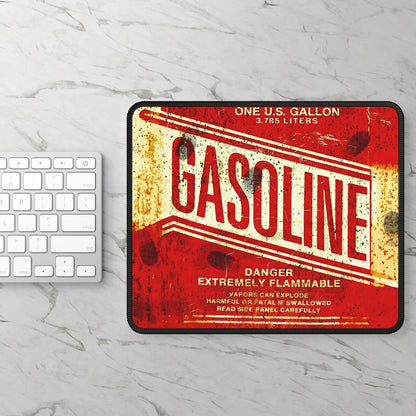 Vintage Gasoline Sign Mouse Pad