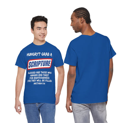 Hungry? Grab a Scripture T-Shirt